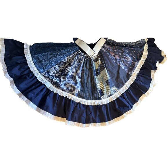 Fun and Fancy Originals Square Dance Skirt Belted Front Two Step Professional - Picture 6 of 6